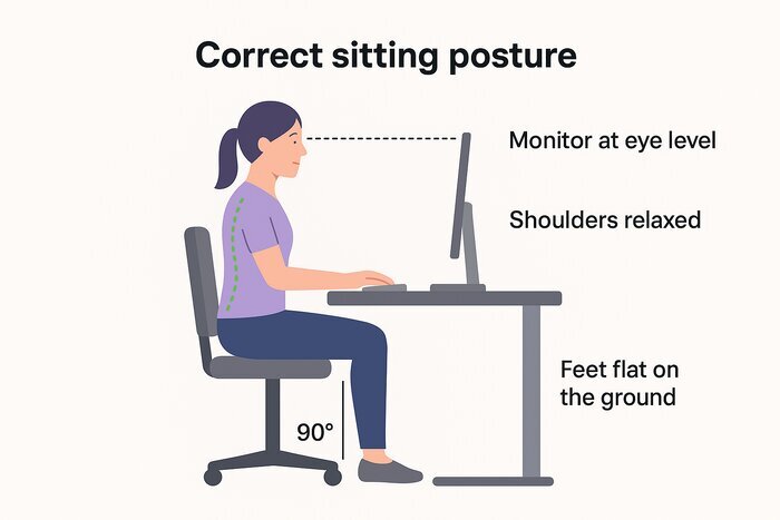 چگونه در محل کار دچار کمردرد نشویم